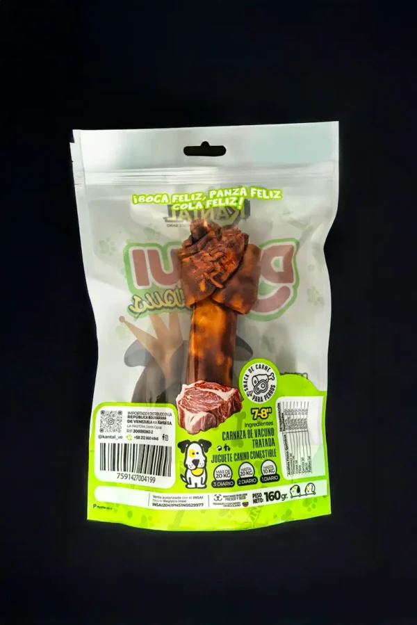 Hueso de Carnaza Gigante Doguilicious Sabor Carne Kantal 160g - Imagen 2