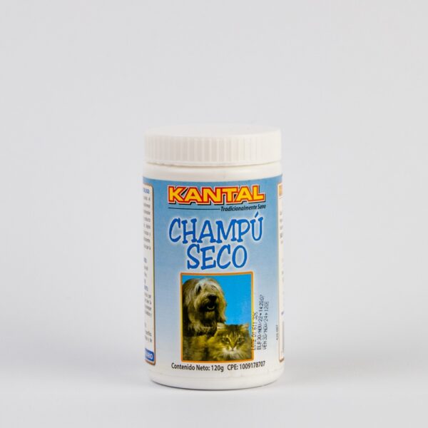 Champú en Seco en Polvo para Perros y Gatos Kantal 120g - Imagen 1