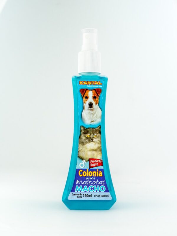 Colonia para Mascotas Macho Kantal 240ml - Imagen 1