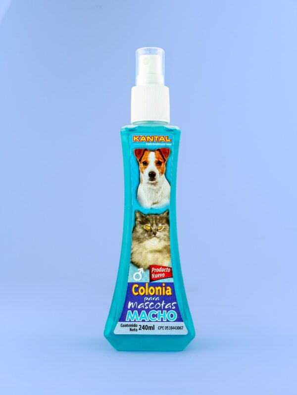 Colonia para Mascotas Macho Kantal 240ml - Imagen 2