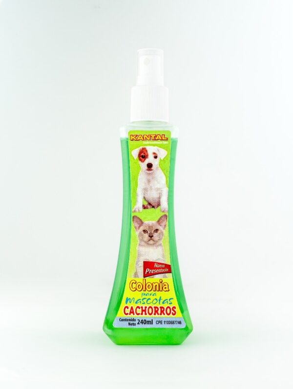 Colonia Suave para Cachorros (Perros y Gatos) Kantal 240ml - Imagen 1