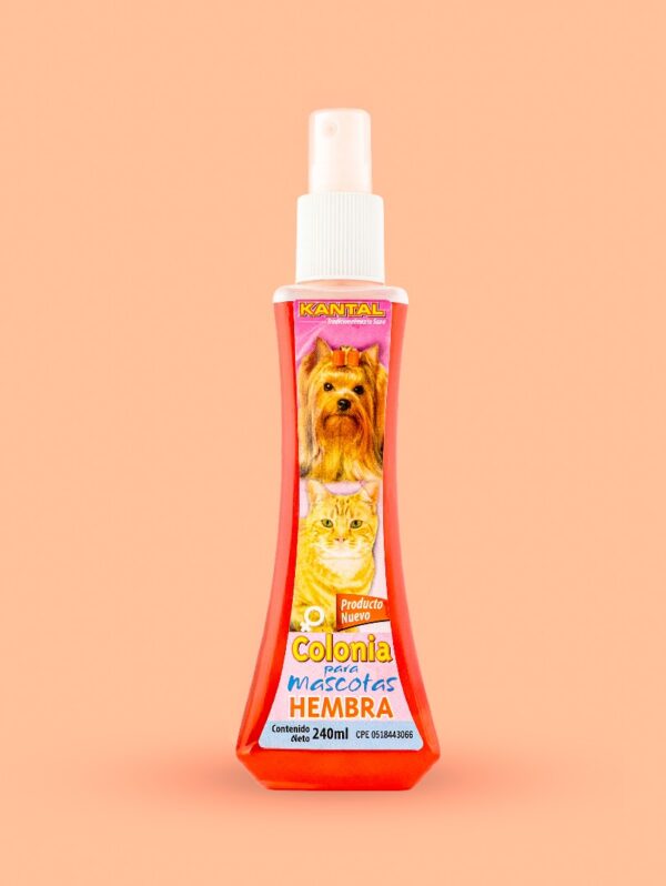 Colonia para Mascotas Hembra Kantal 240ml - Imagen 2